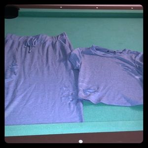 Shirt and skirt set
